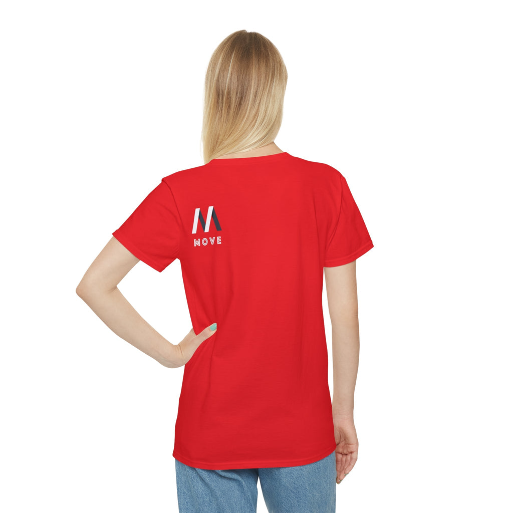Unisex Move Graphic T-Shirt, Comfortable Casual Tee, Trendy Apparel for Everyday Wear, Gift for Fitness Enthusiasts, Stylish Wardrobe Staple Printify