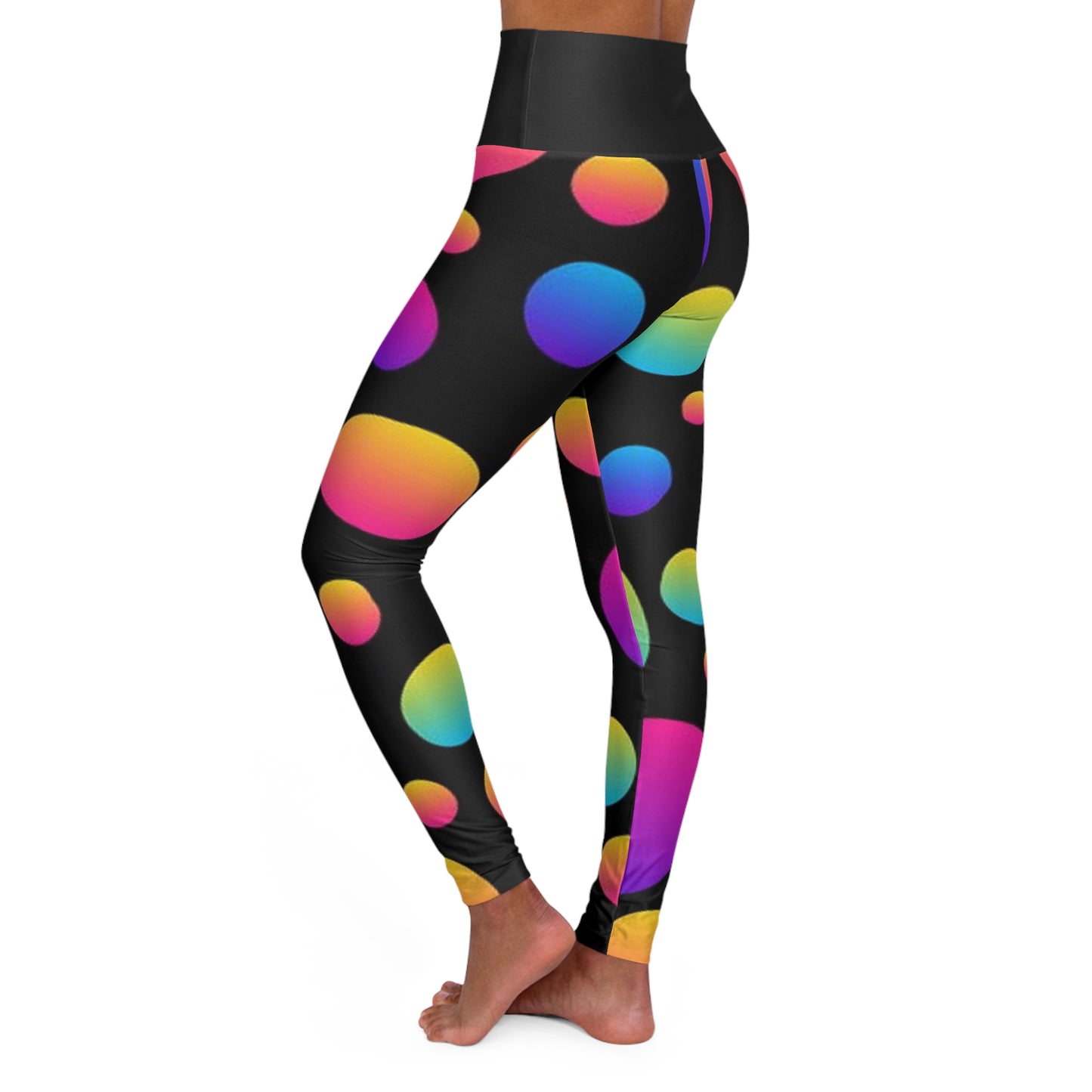 High Waisted Yoga Leggings (AOP)