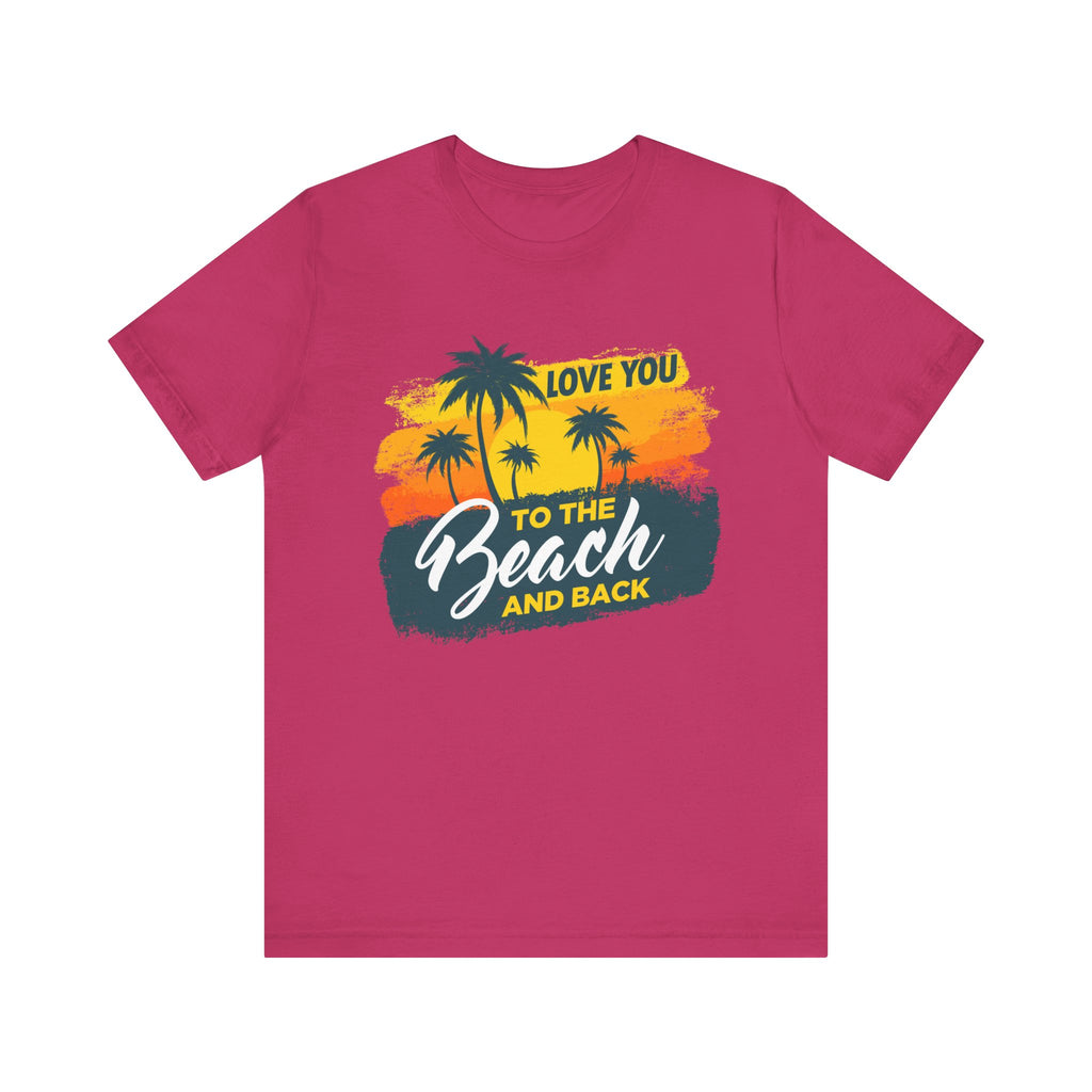 Je t’aime à la plage Tee unisexe 