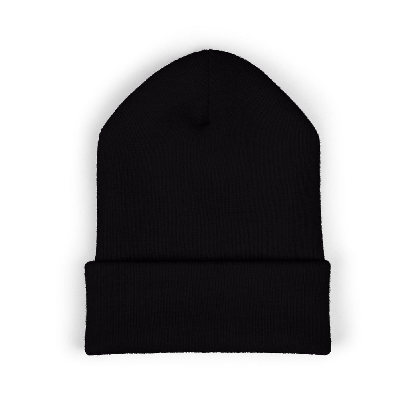 Hate Less Classic Cuffed Beanie - Stylish Winter Hat for Positive Vibes Printify