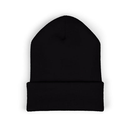Hate Less Classic Cuffed Beanie - Stylish Winter Hat for Positive Vibes Printify