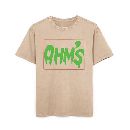 T-Shirt Olm’s Mann Acid Washed Heavy Oversize Tee for Men