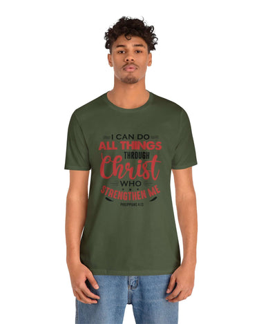 I Can Do All Things Trough Christ Unisex Tee - RC’nSONS