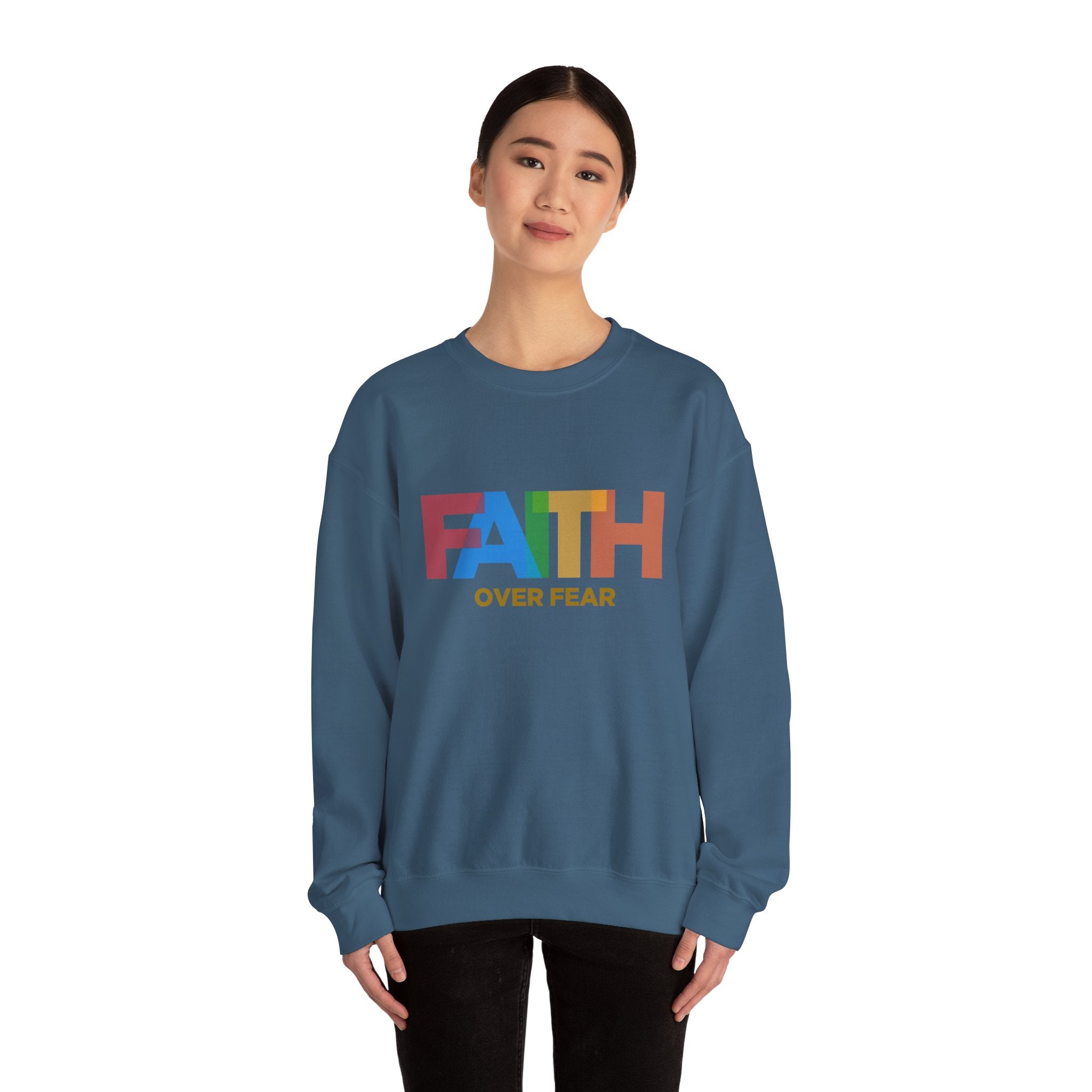 Sweat-shirt unisexe Faith Over Fear 