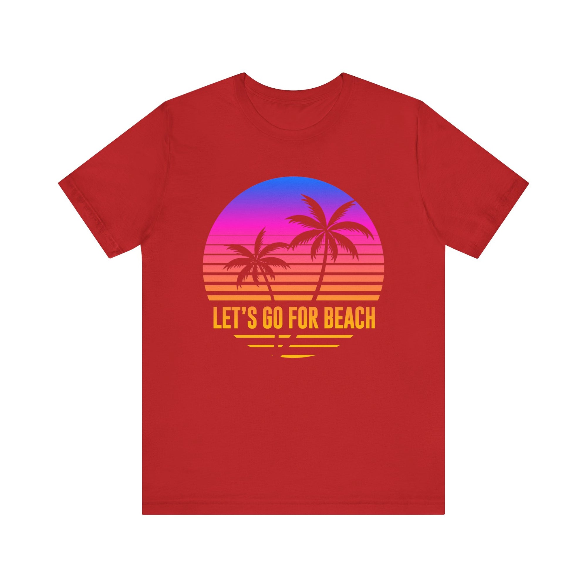Allons-y pour la plage Tee-shirt unisexe 