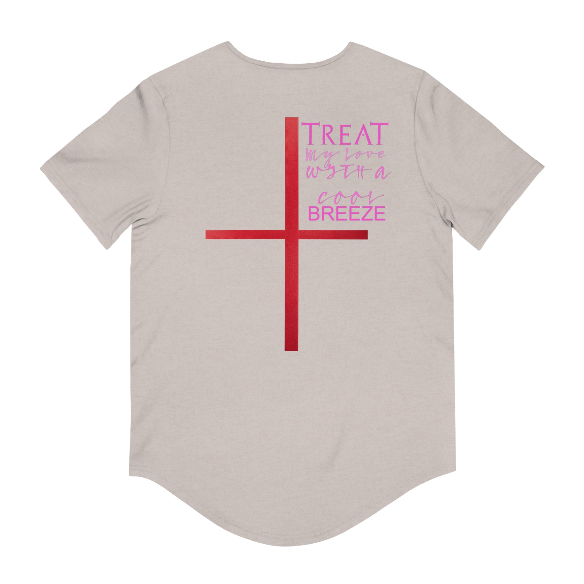 Men's Jersey Curved Hem Tee