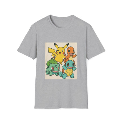 Colorful Play Graphic T-Shirt, Cute Casual Tee, Gamer Gift, Birthday Present, Unisex Style, Cartoon Apparel