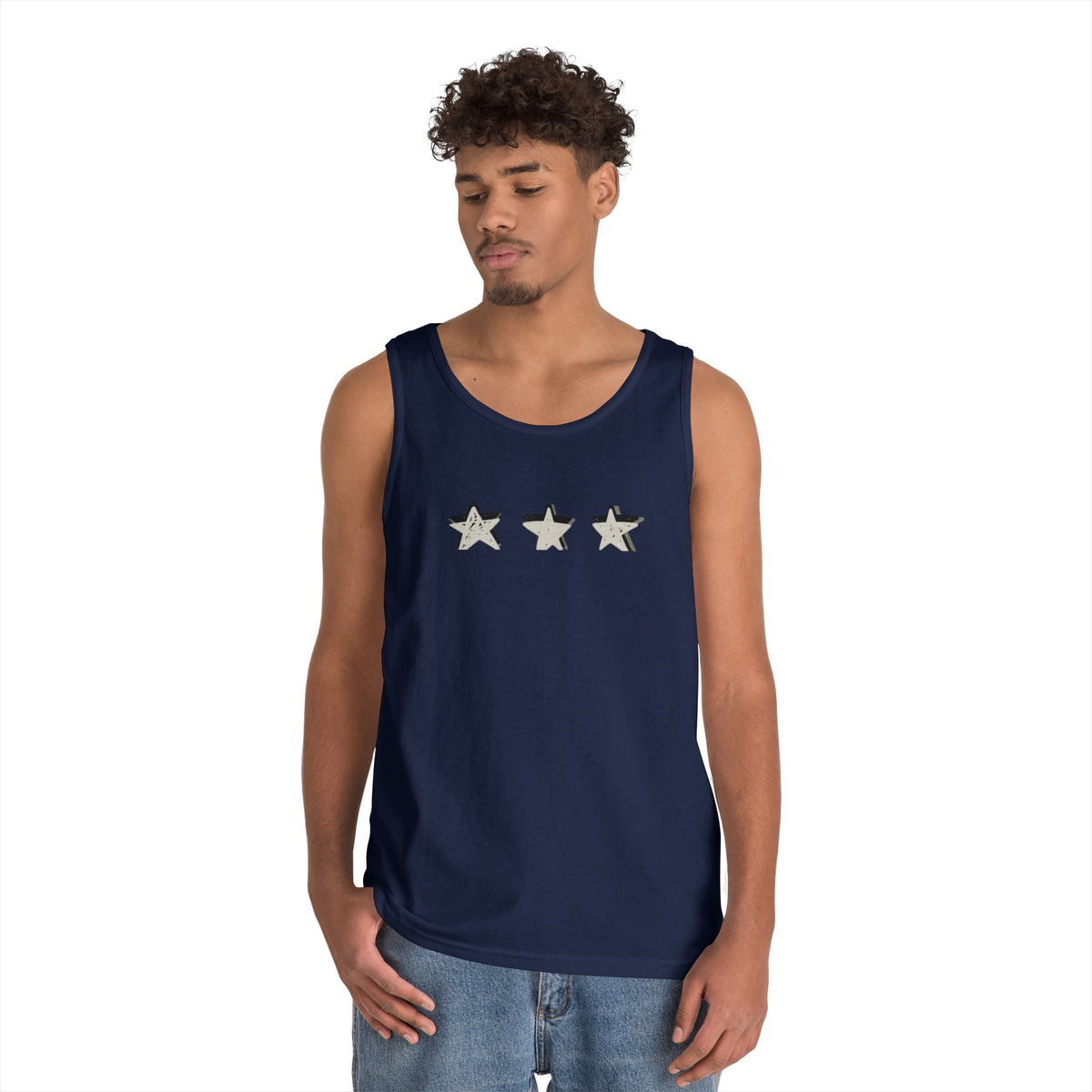 3 Star Heavy Cotton Tank Top