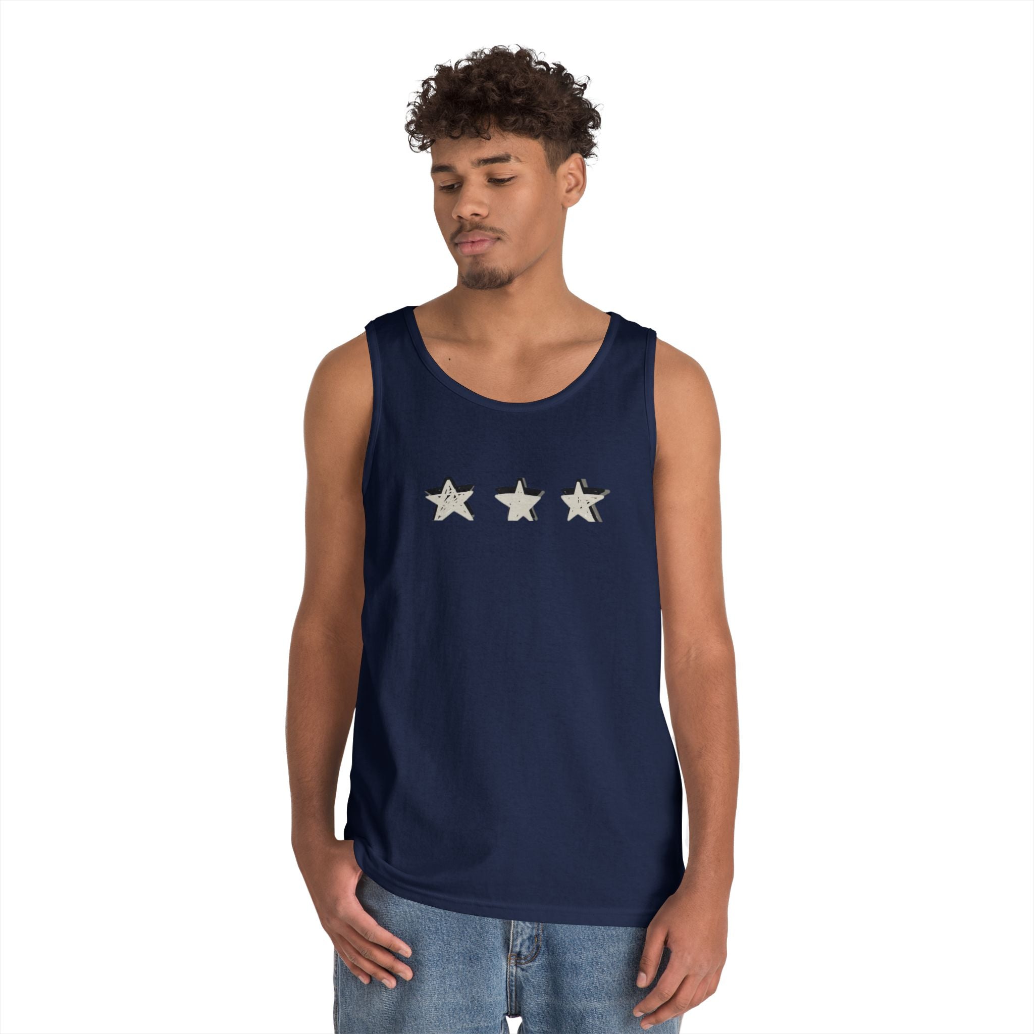 3 Star Heavy Cotton Tank Top