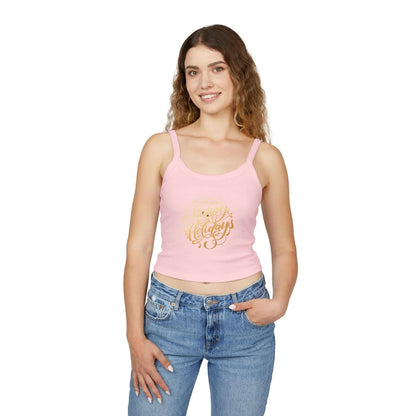 Tank Top - Happy Holiday Print