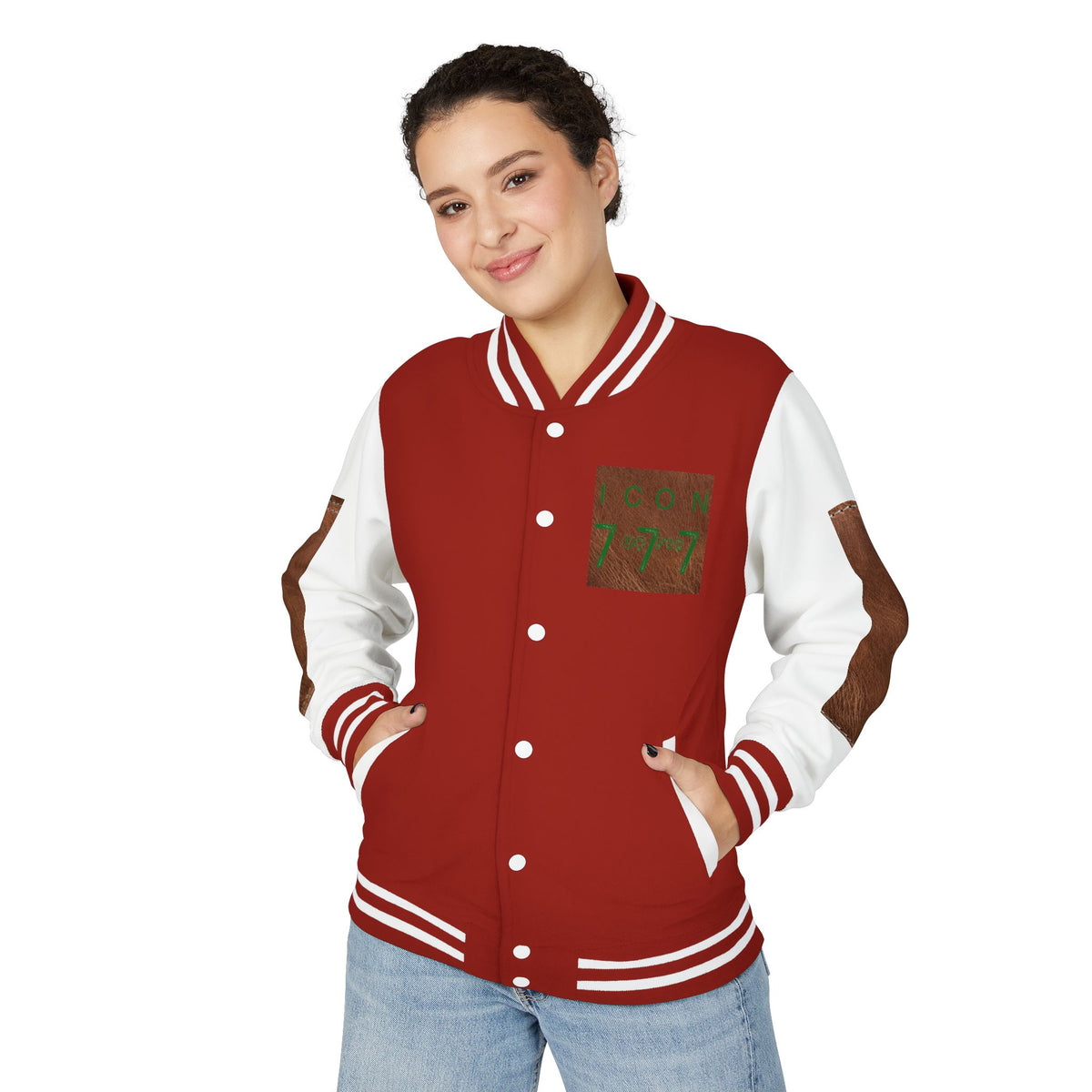 Letterman Jacket Icon Up for 777 Unisex Heavyweight
