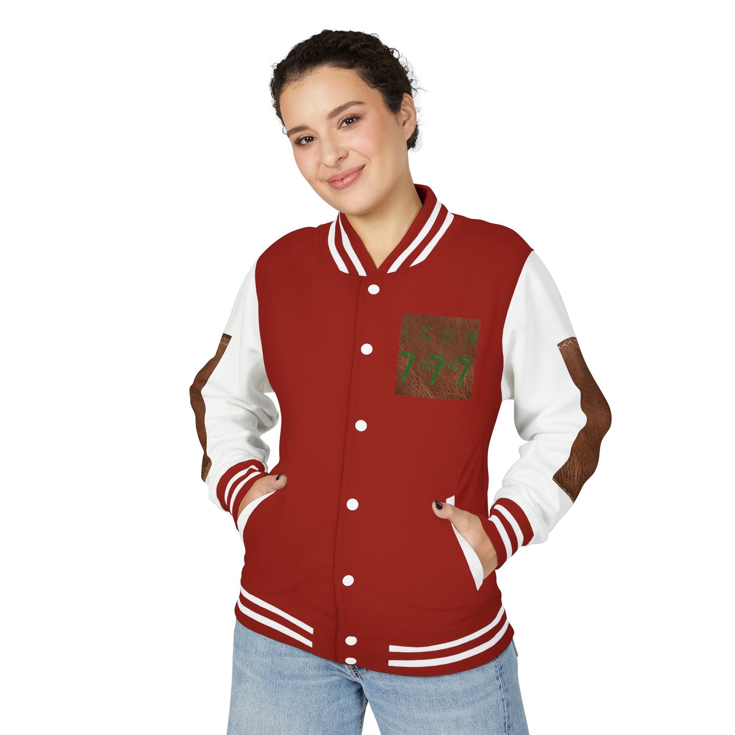 Letterman Jacket Icon Up for 777 Unisex Heavyweight