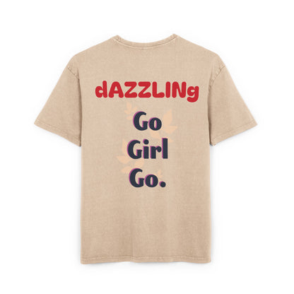 Oversize Tee - Dazzling 'Go Girl Go' Design