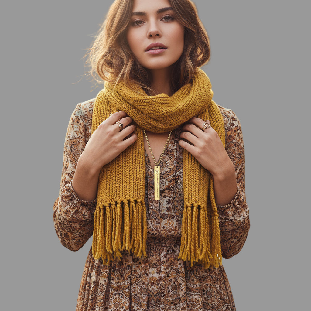 Necklace - Kindness is a Super Power - Engraving Printify