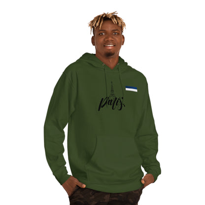 Paris Unisex Hoodie Sweatshirt - Eiffel Tower Design