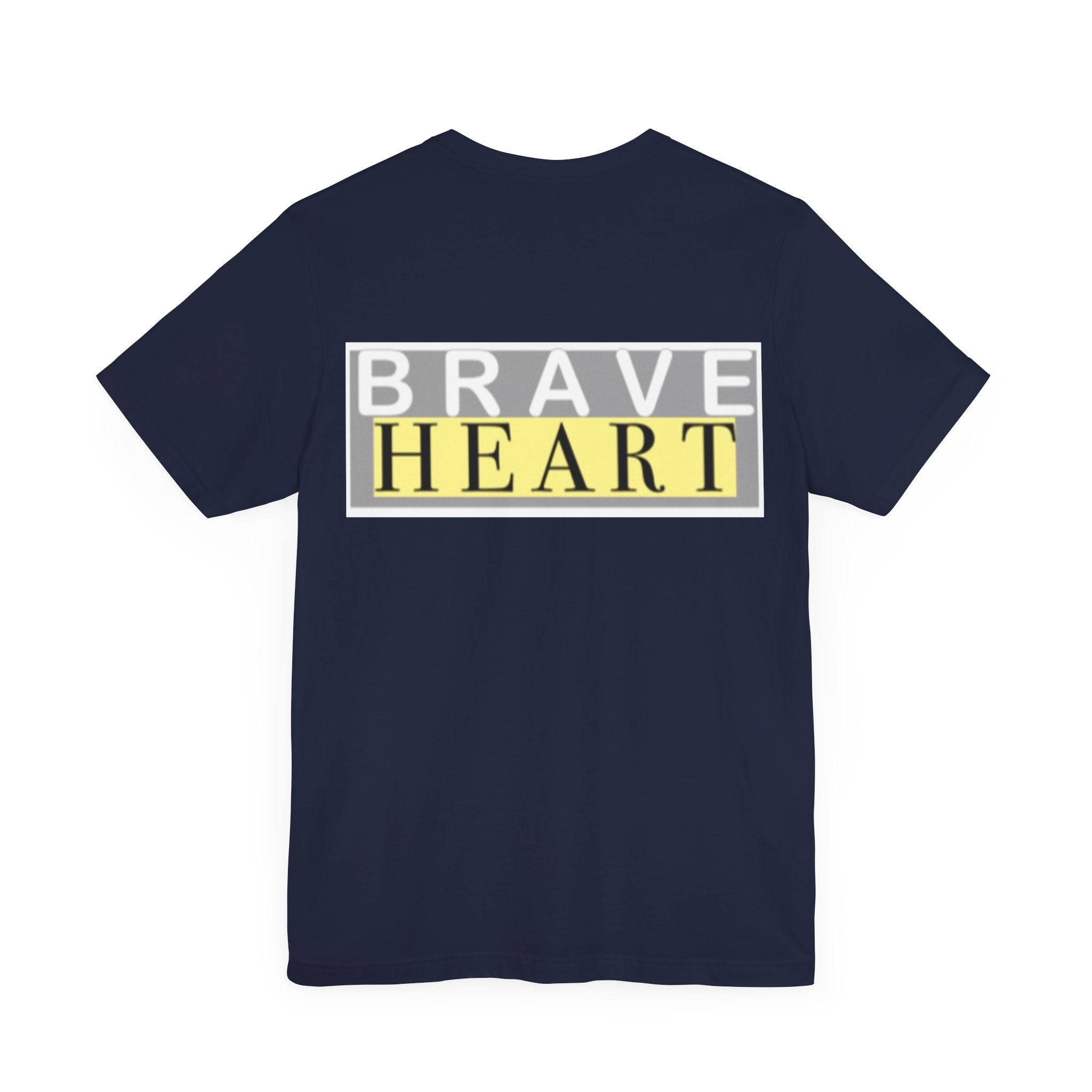 Brave Heart Unisex Tee, Inspirational T-Shirt, Gift for Champions, Casual Wear, Motivational Apparel