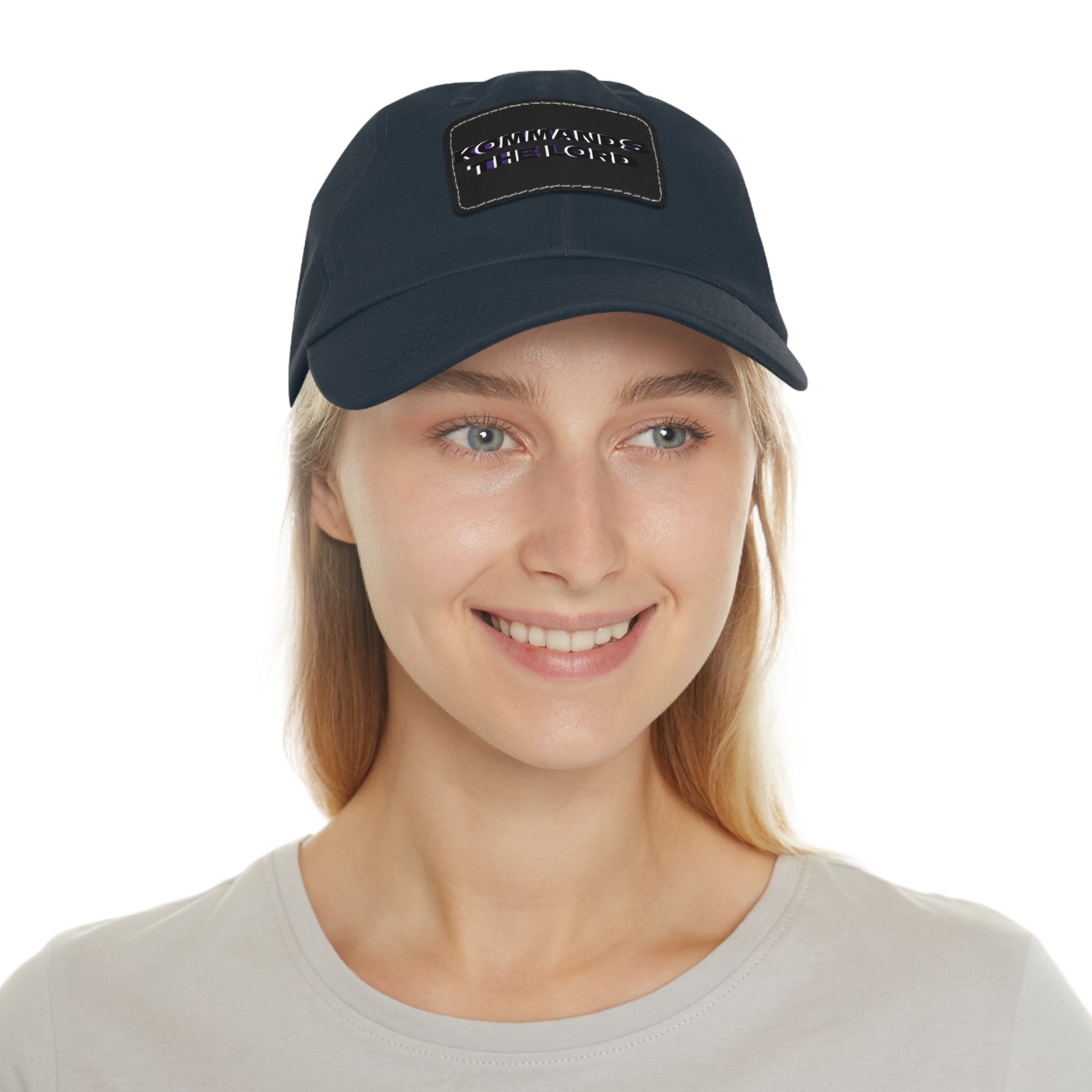 Dad Hat - Kommands The Lord Leather Patch Cap