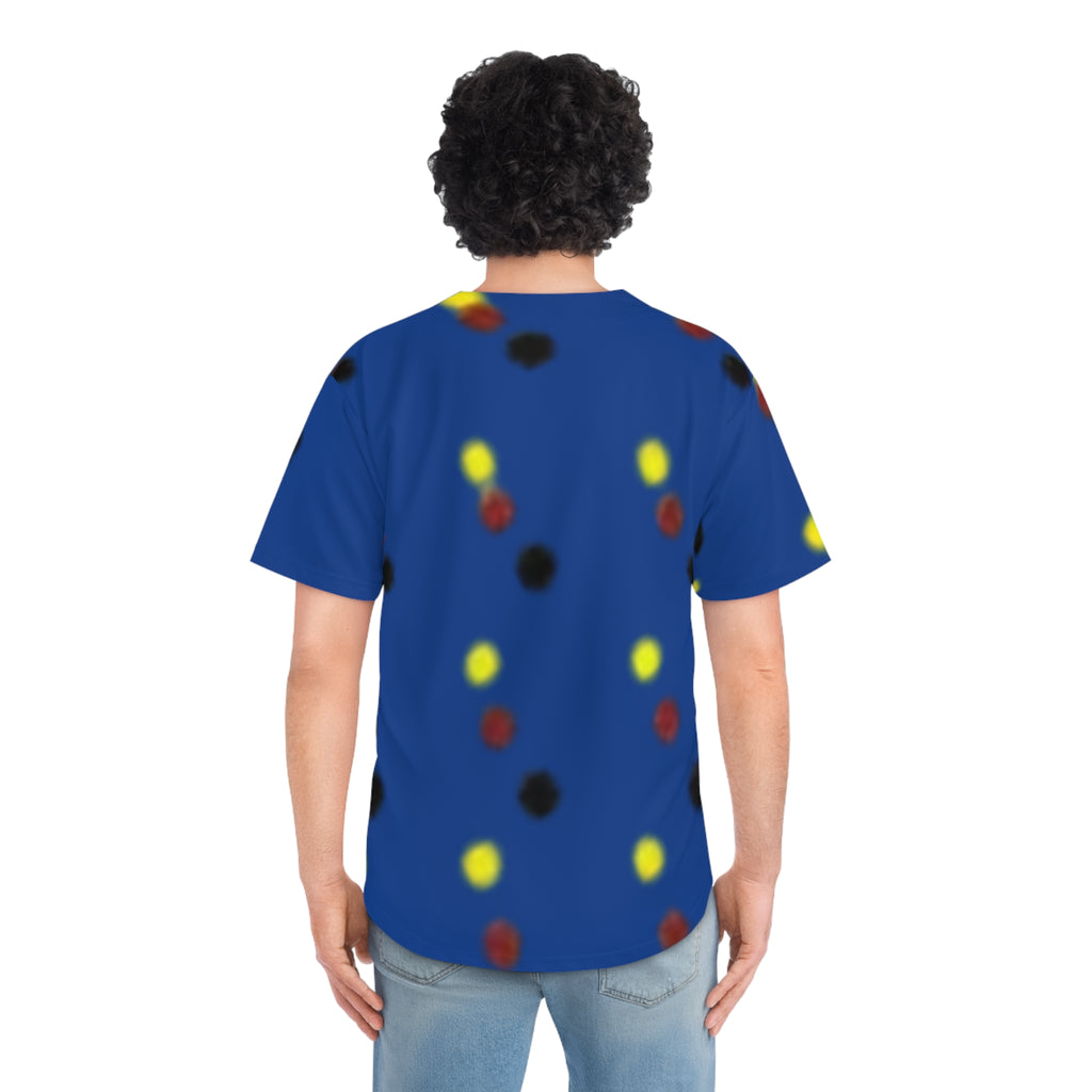 Men's Colorful Baseball Jersey | Touch Down, Sportswear, Casual, Gift for Him, Game Day Attire