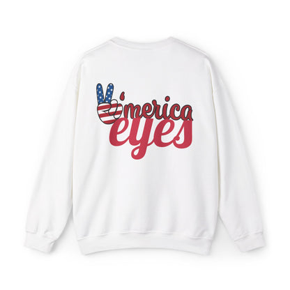 America Eyes Sweatshirt: Unisex, Heavy blend