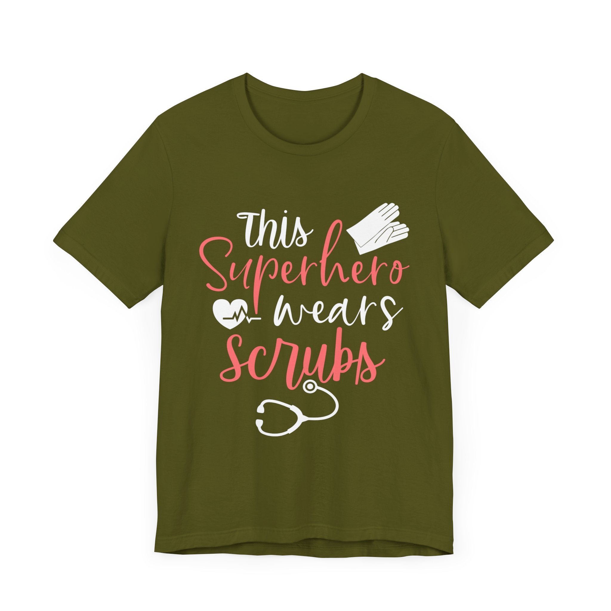 Ce super-héros porte un tee-shirt unisexe Scrubs 