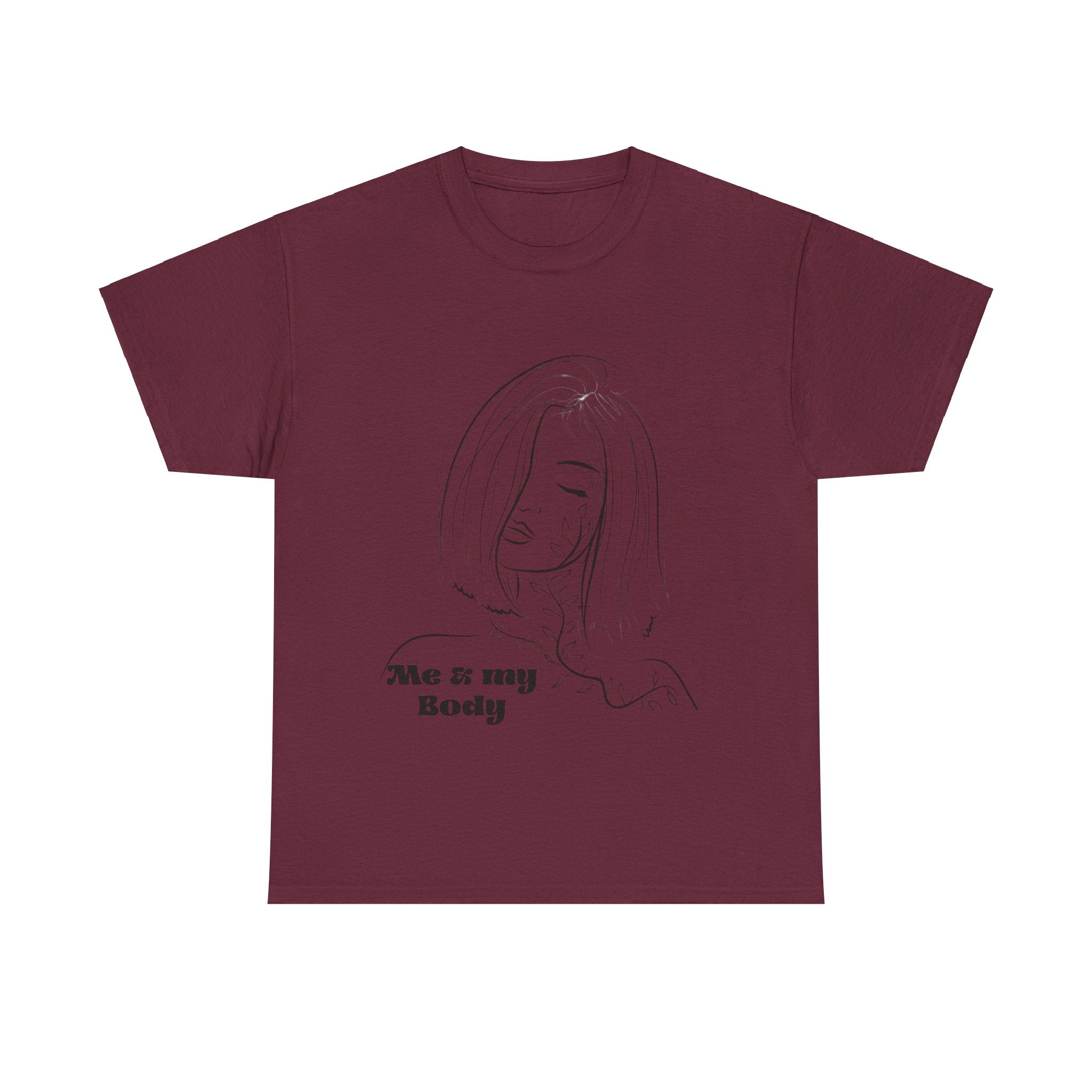 Unisex Faded Cotton Me my Body  Tee