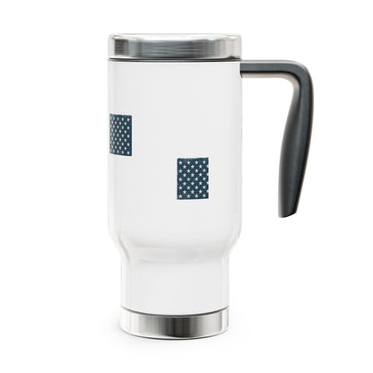 Vibrant Stainless Steel Travel Mug, Fun Coffee Tumbler for On-the-Go, Perfect for Gifts, Birthdays, and Road Trips Printify