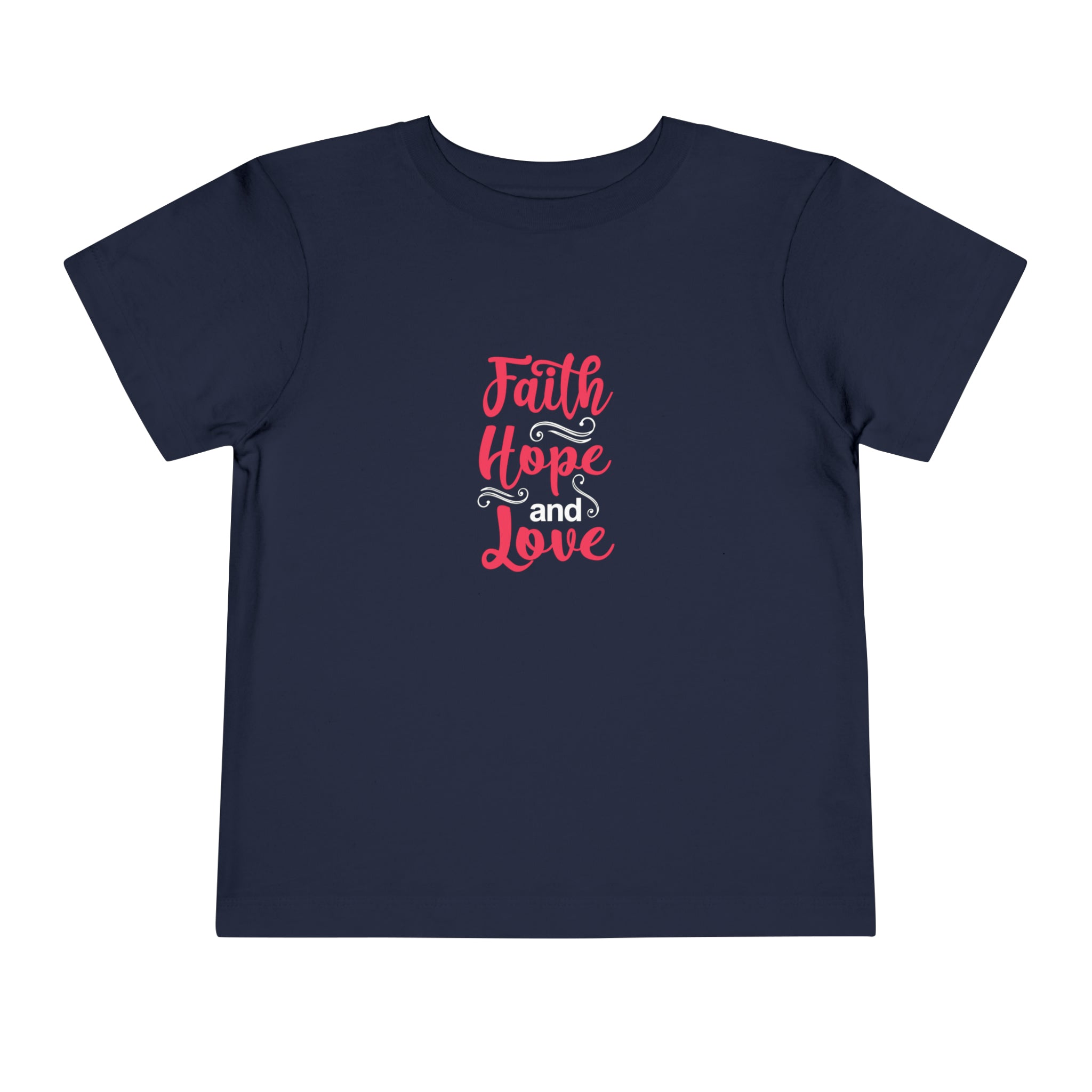 T-shirt pour tout-petits Faith Hope And Love 