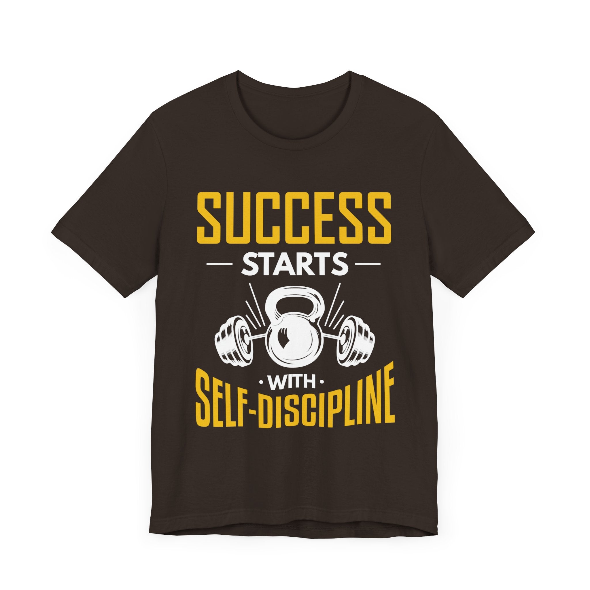 Le succès commence par le tee-shirt unisexe d’autodiscipline 