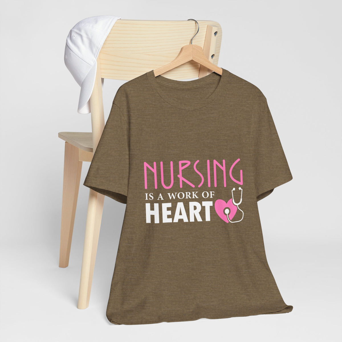 Nursing Is A Work Of Heart Unisex Tee