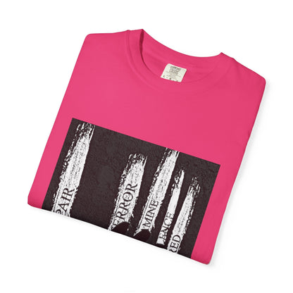 Garment-Dyed T-shirt, Unisex Black Graphic Tee, Motivational Shirt, Casual Streetwear, Perfect Gift for Friends Printify