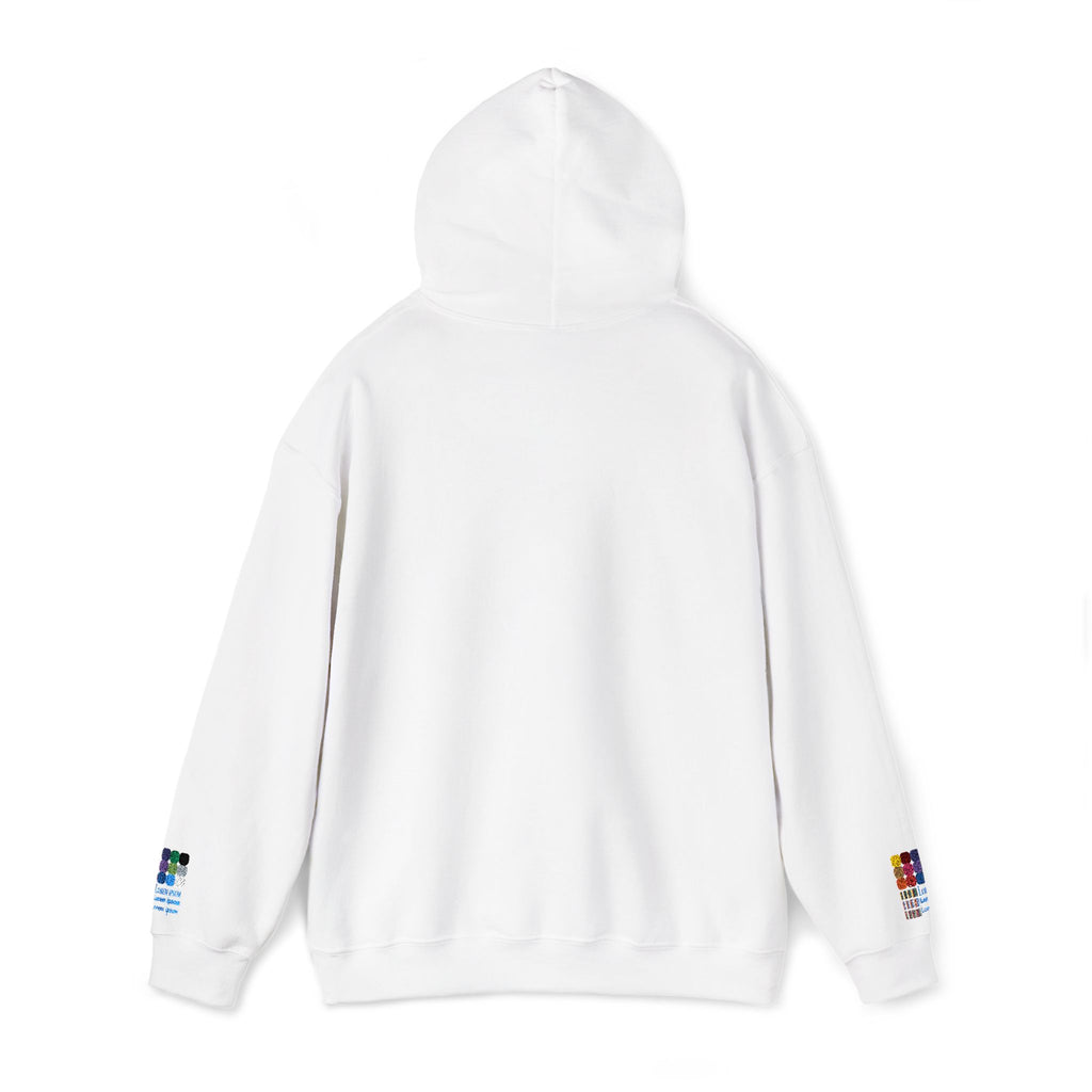 Minimal Script Hoodie — "All We Are" Pullover