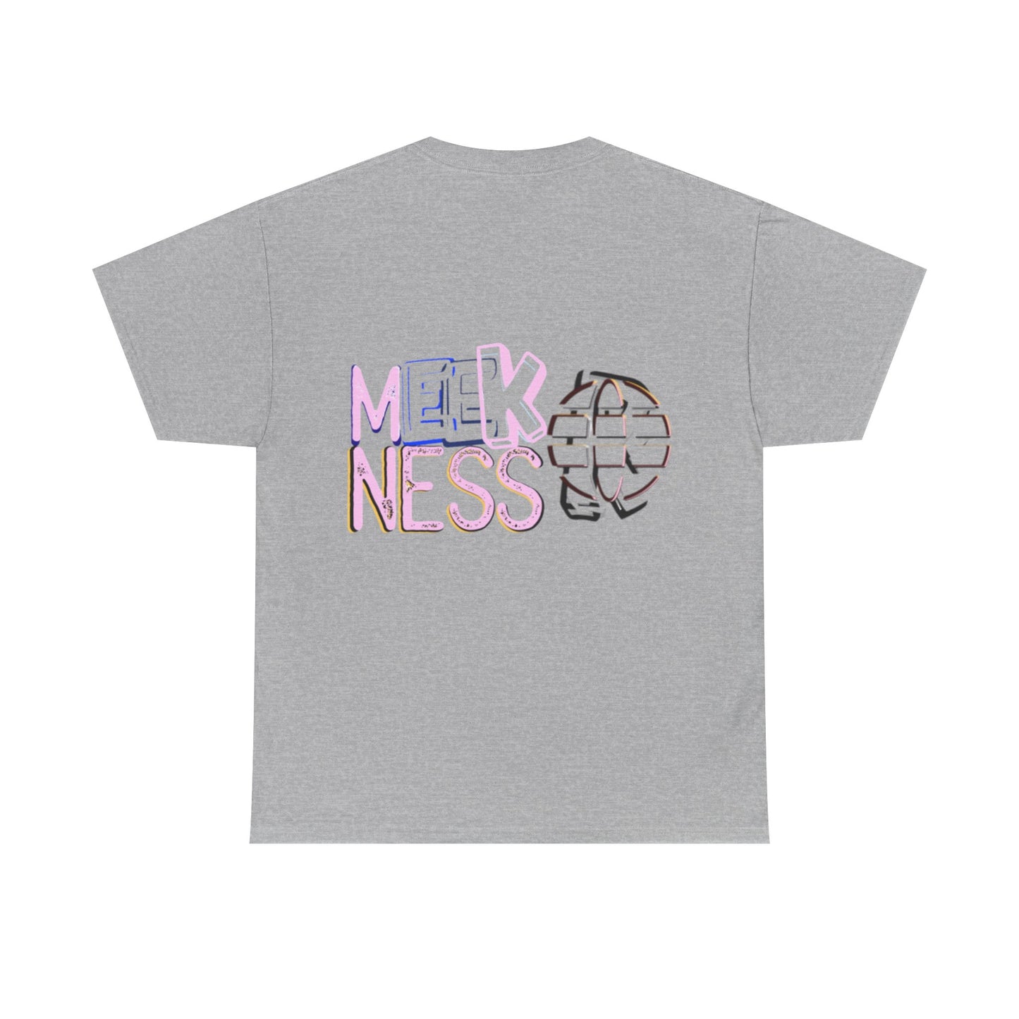 Unisex Heavy Cotton Tee - 'MEEKNESS' Graphic Shirt for Casual Wear