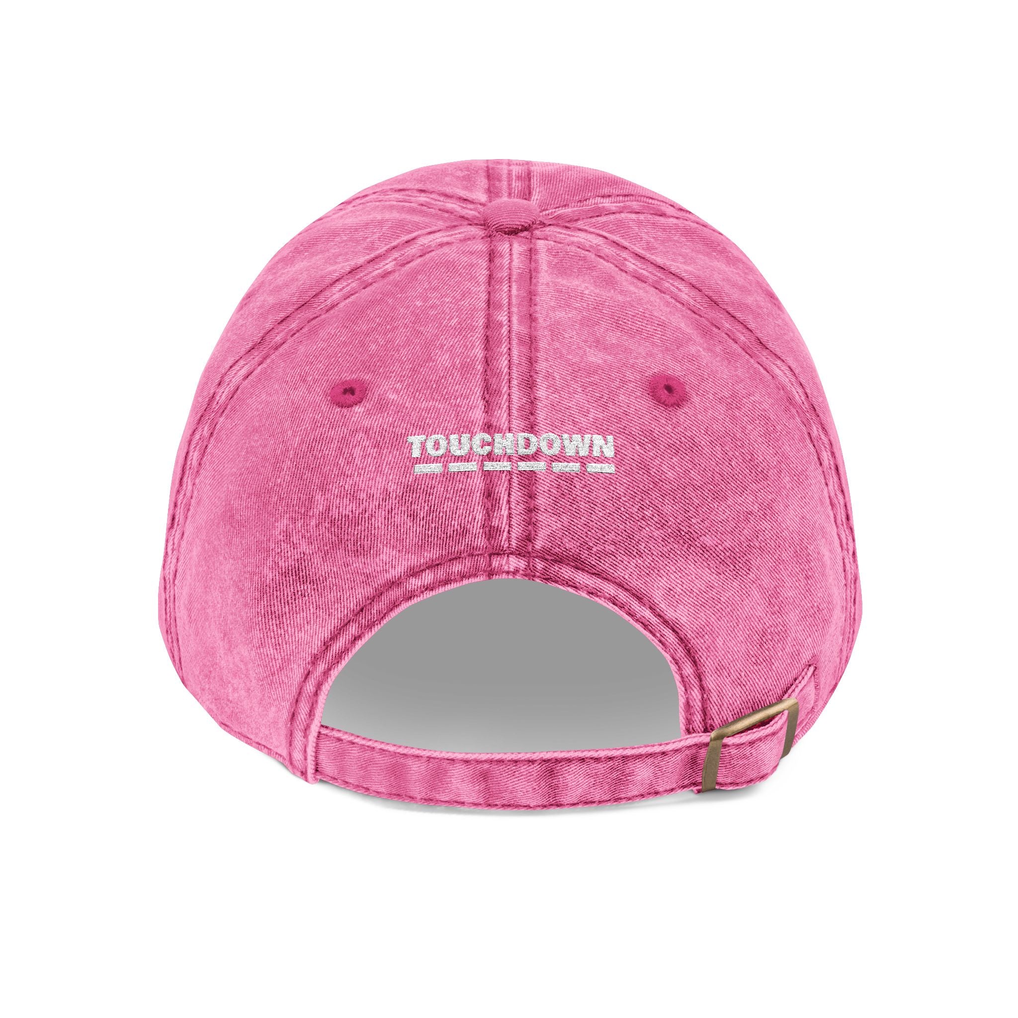 Embroidered Vintage Cap - Touchdown Sports Fan Hat