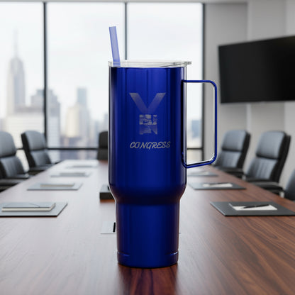 Tumbler - For Congress Engraving Design, 40oz Insulated with Lid Printify