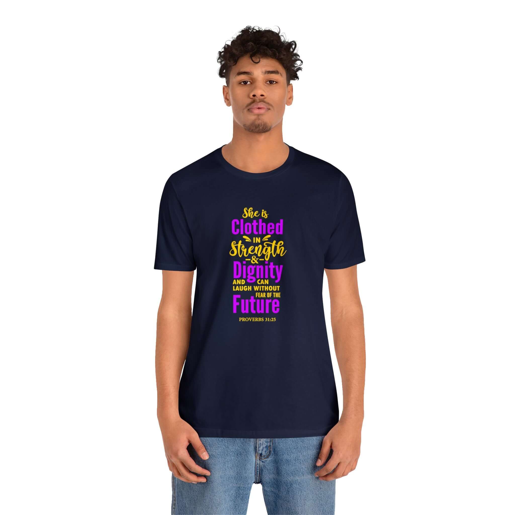 She Is Clothed In Strength Unisex Tee - RC’nSONS