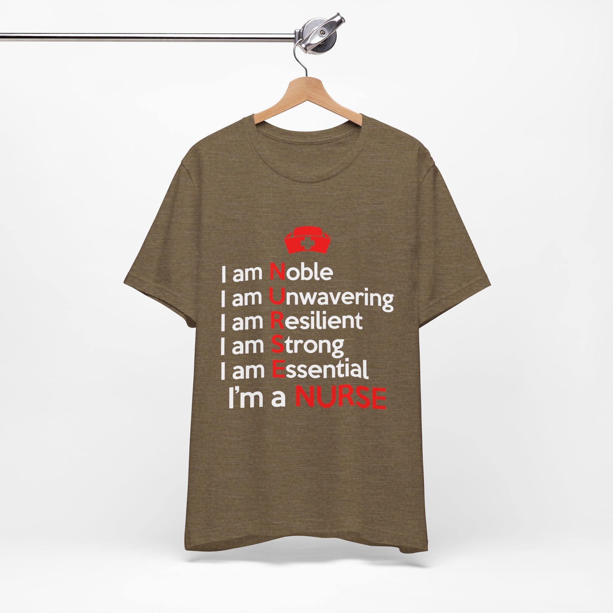 Je suis noble, je suis un tee-shirt unisexe inébranlable 