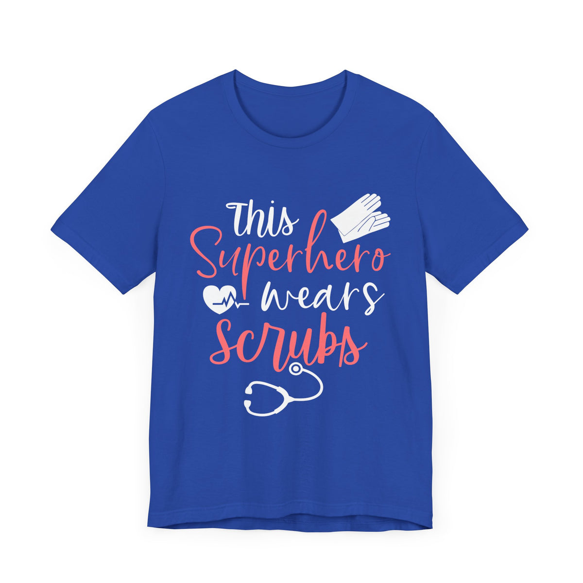 Ce super-héros porte un tee-shirt unisexe Scrubs 