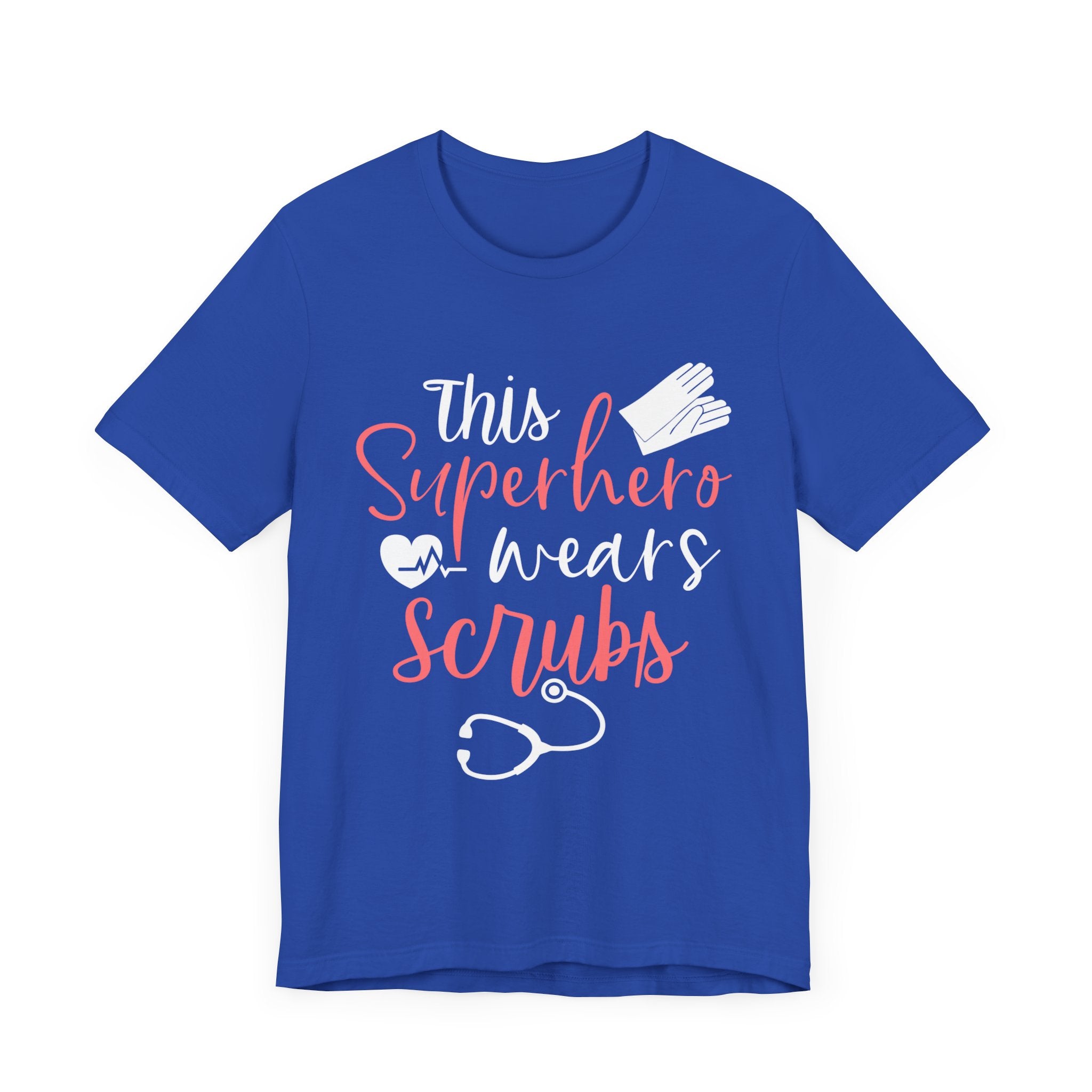 Ce super-héros porte un tee-shirt unisexe Scrubs 