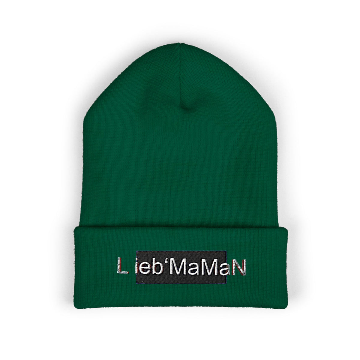 Beanie Hat with Lieb MaMaN Embroidery
