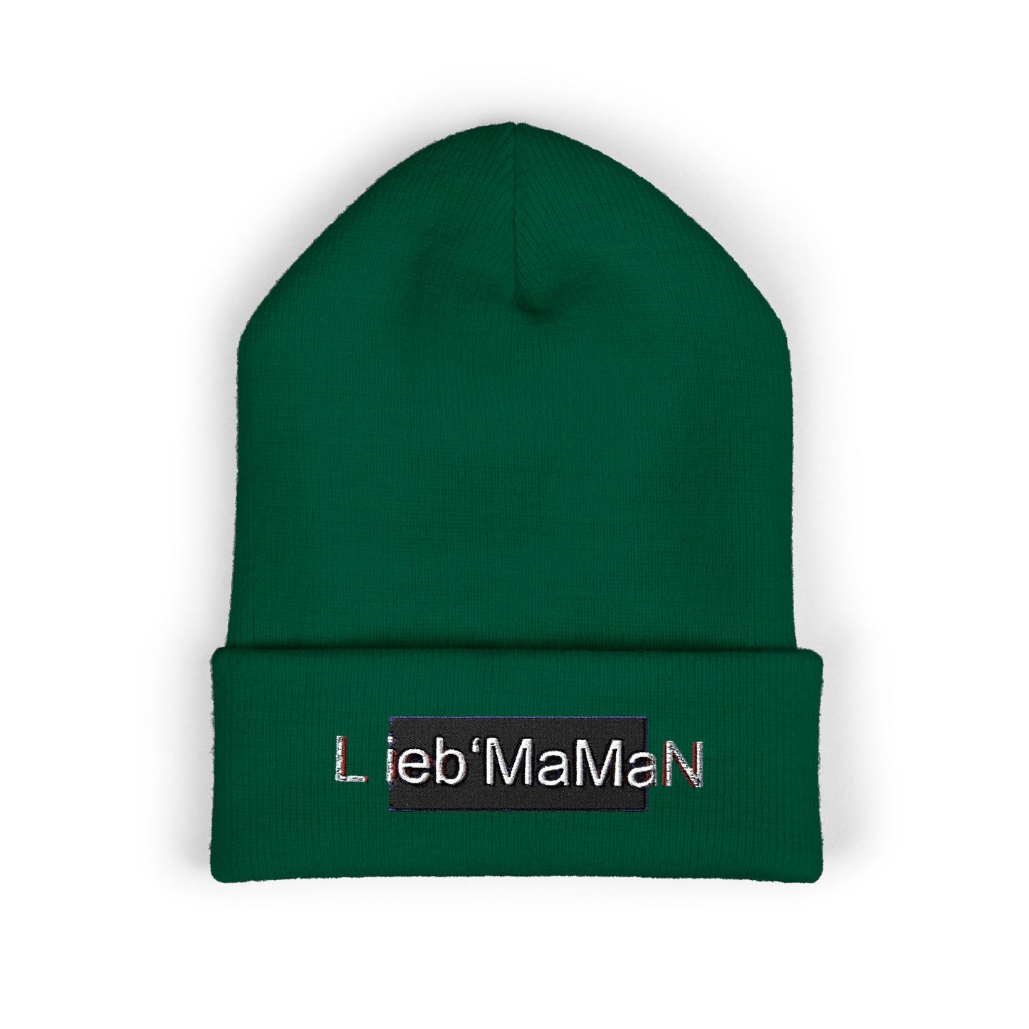 Beanie Hat with Lieb MaMaN Embroidery