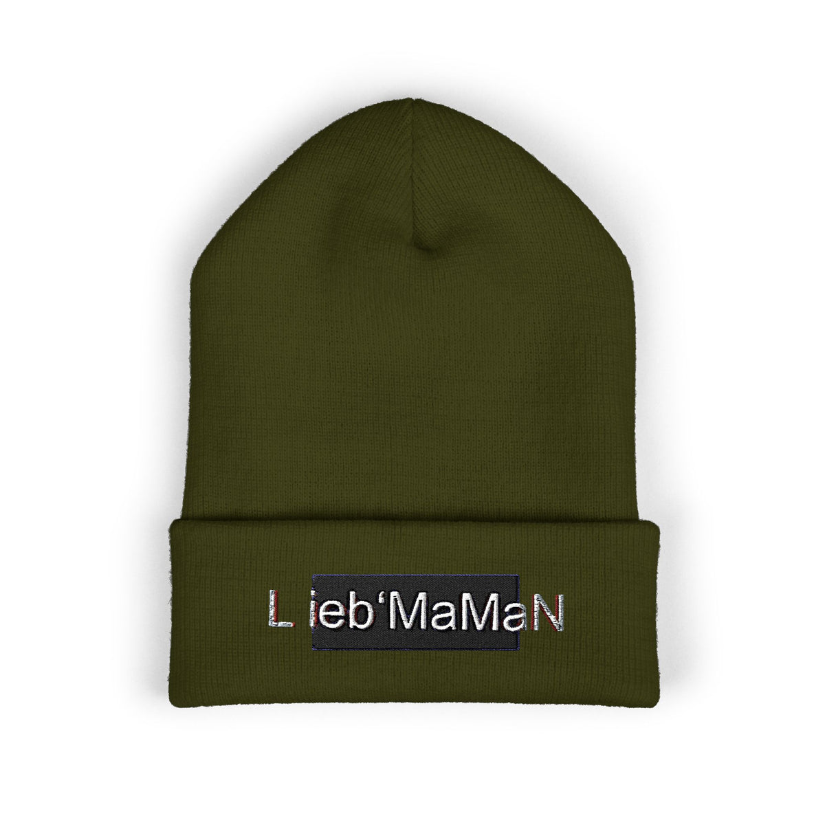 Beanie Hat with Lieb MaMaN Embroidery
