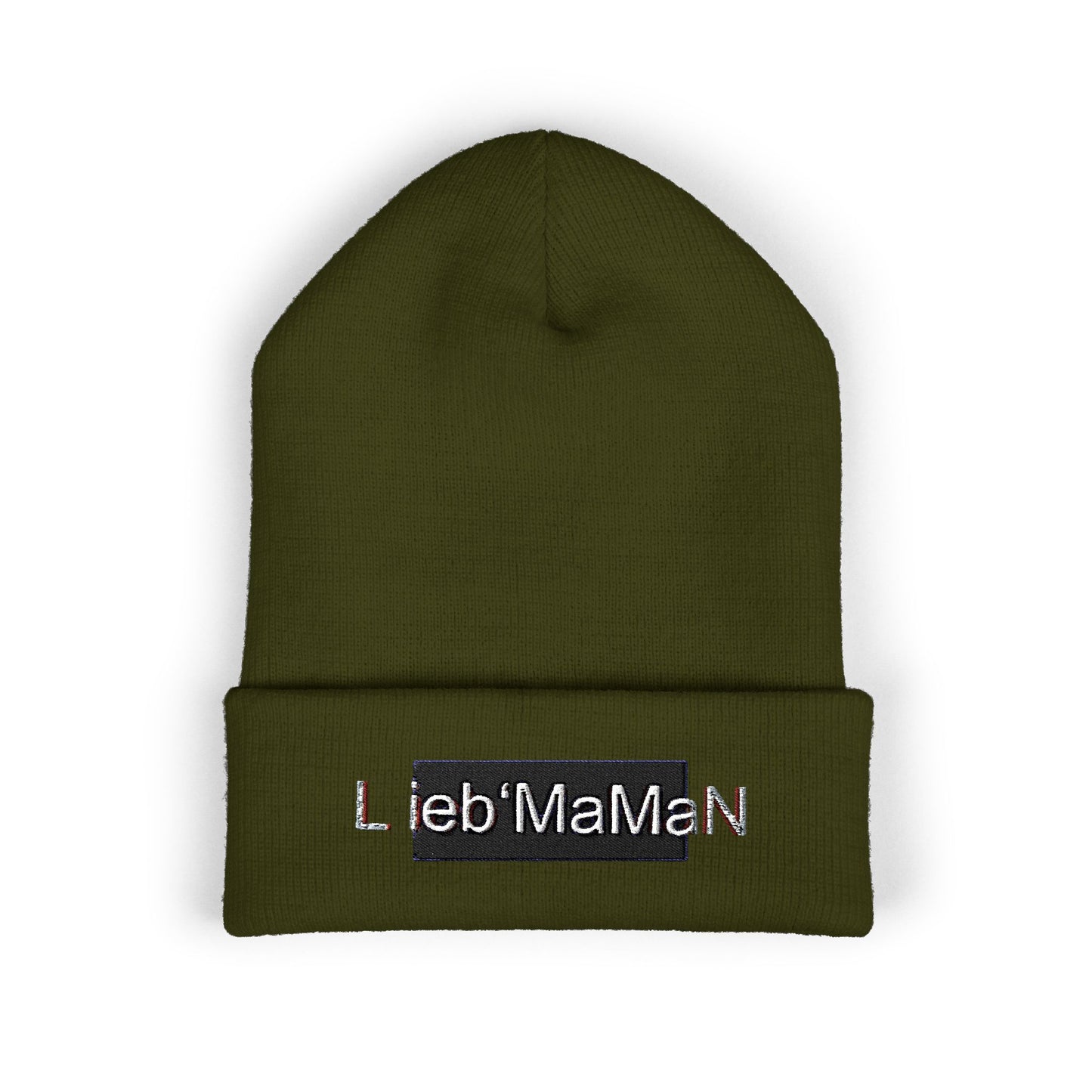 Beanie Hat with Lieb MaMaN Embroidery
