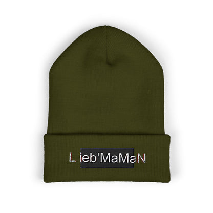Beanie Hat with Lieb MaMaN Embroidery