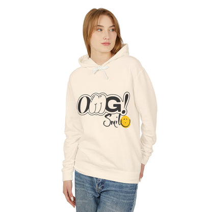 OMG!Smile Lightweight Hooded Sweatshirt