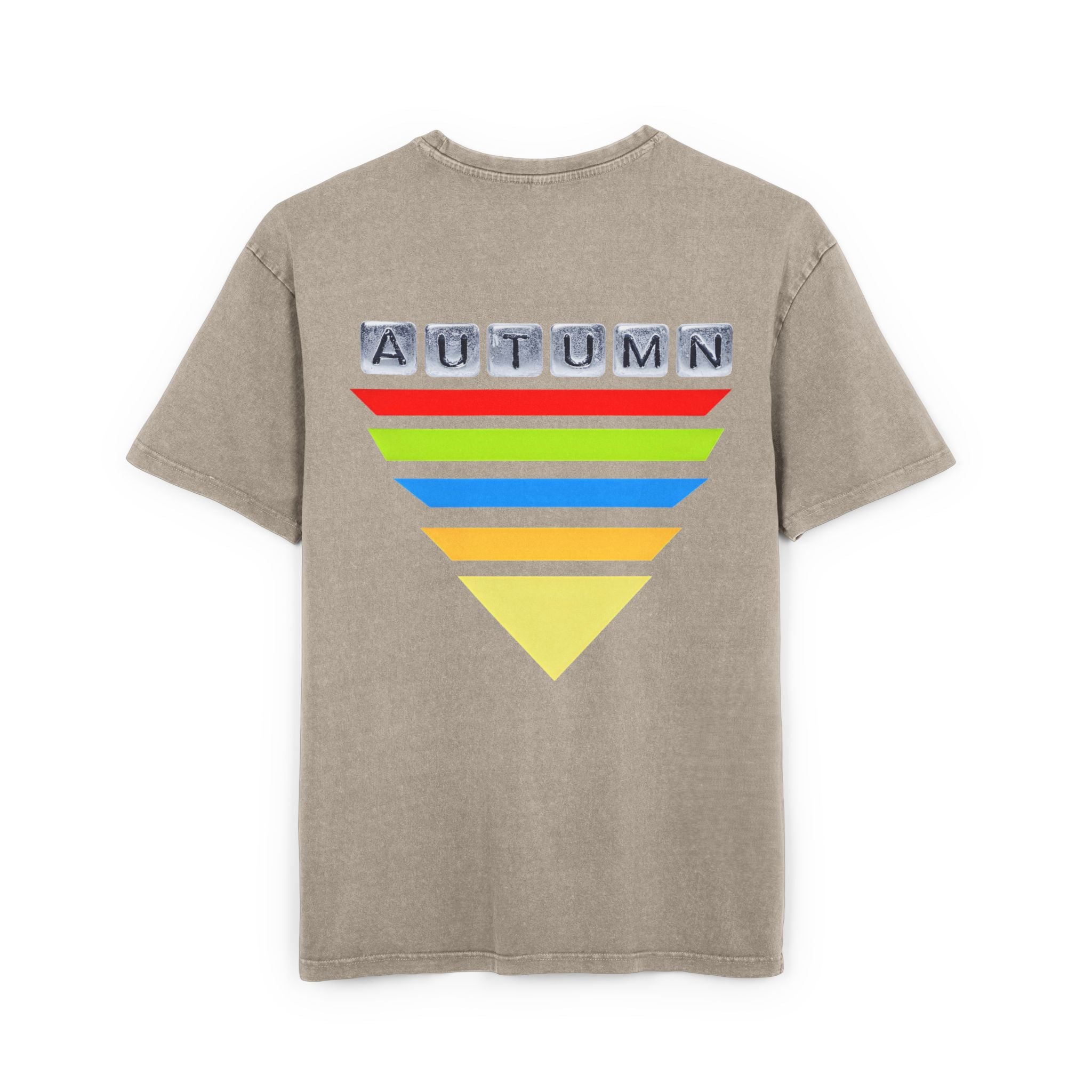 Acid Washed Heavy Oversize Tee-Autumn
