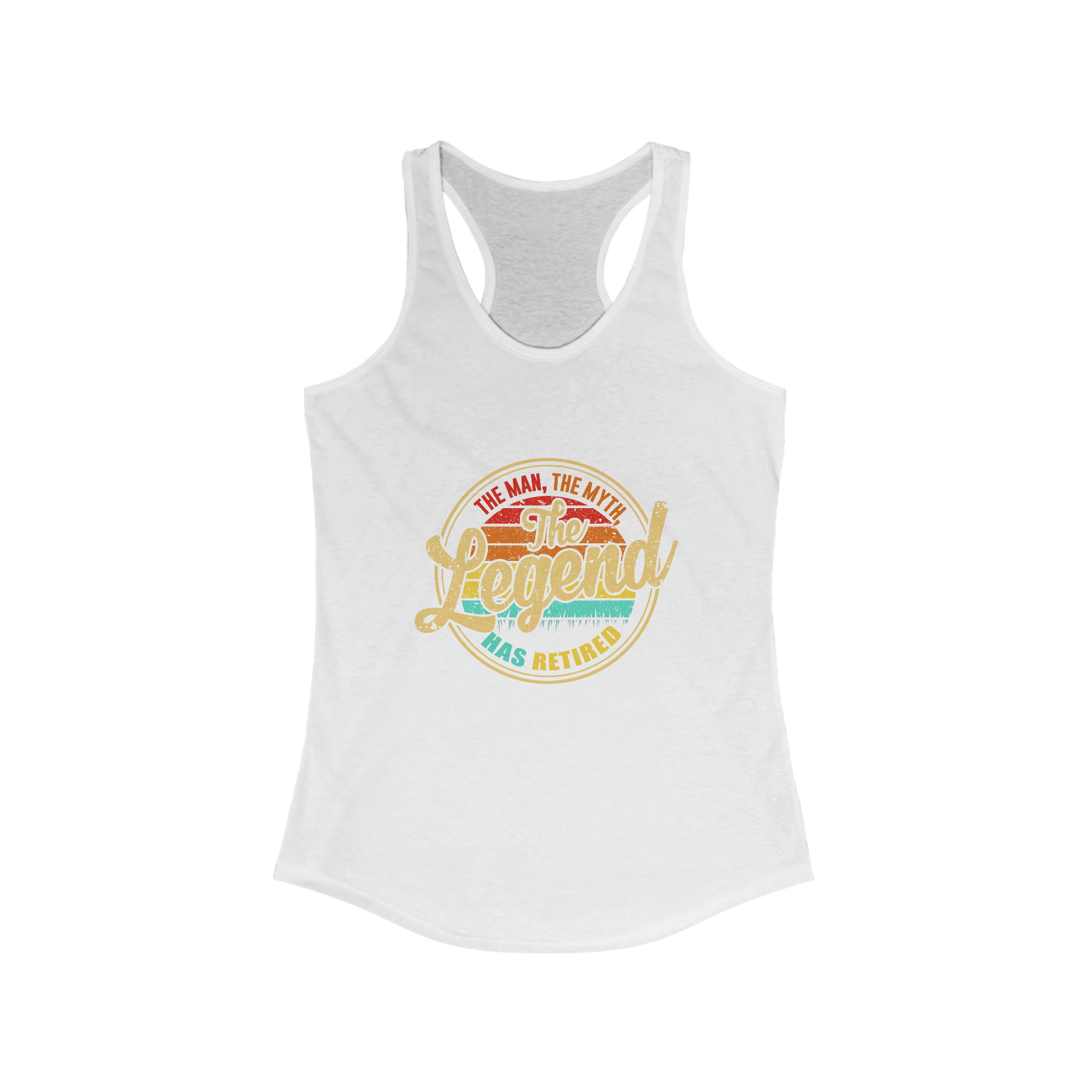 Women's Ideal Racerback Tank-Legend Beach Design