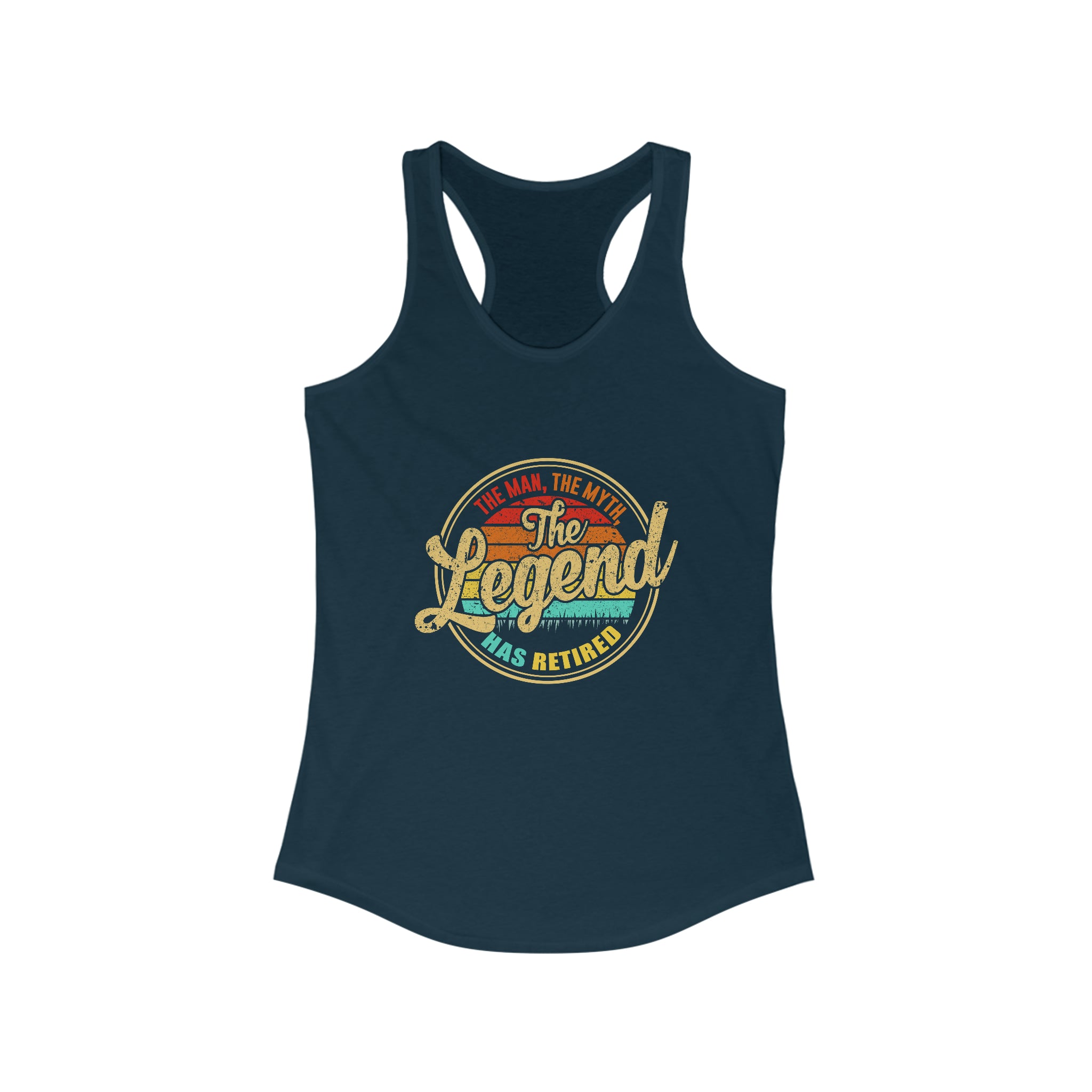 Women's Ideal Racerback Tank-Legend Beach Design