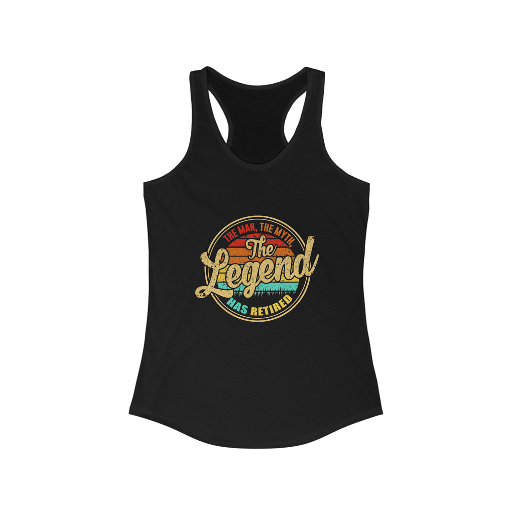 Women's Ideal Racerback Tank-Legend Beach Design