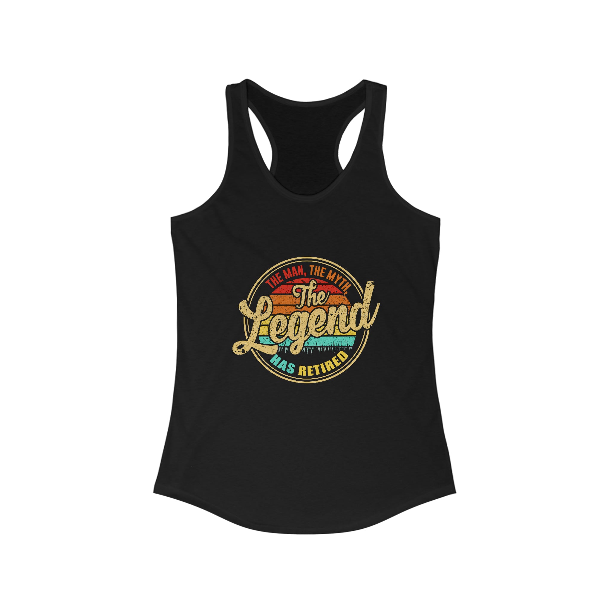Women's Ideal Racerback Tank-Legend Beach Design