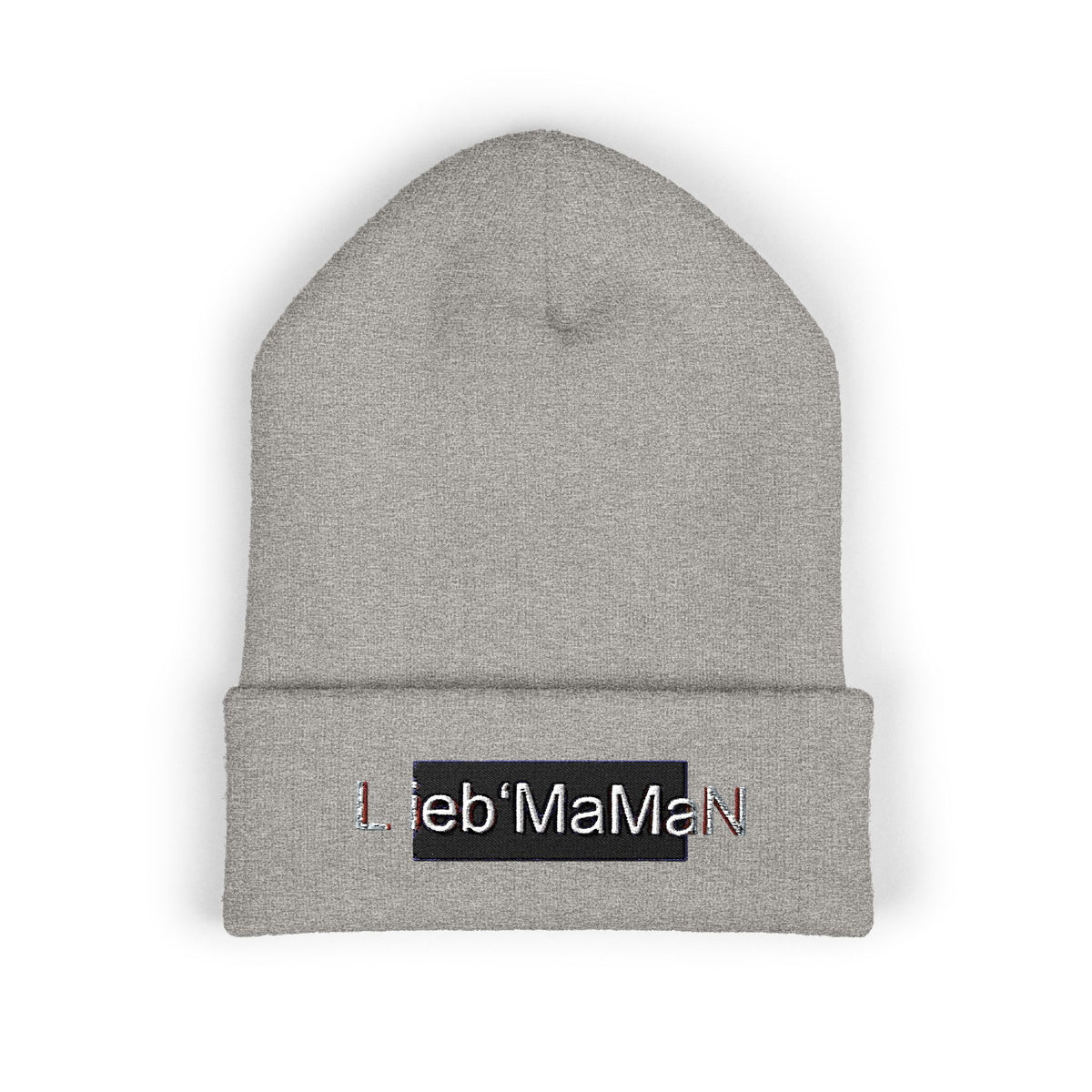 Beanie Hat with Lieb MaMaN Embroidery